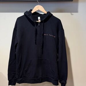 Neil Young  Alternative Midnight Black Hoodie